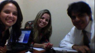 Saudosa equipe, Dra. Michelly Santiago e Jamila Fecury
