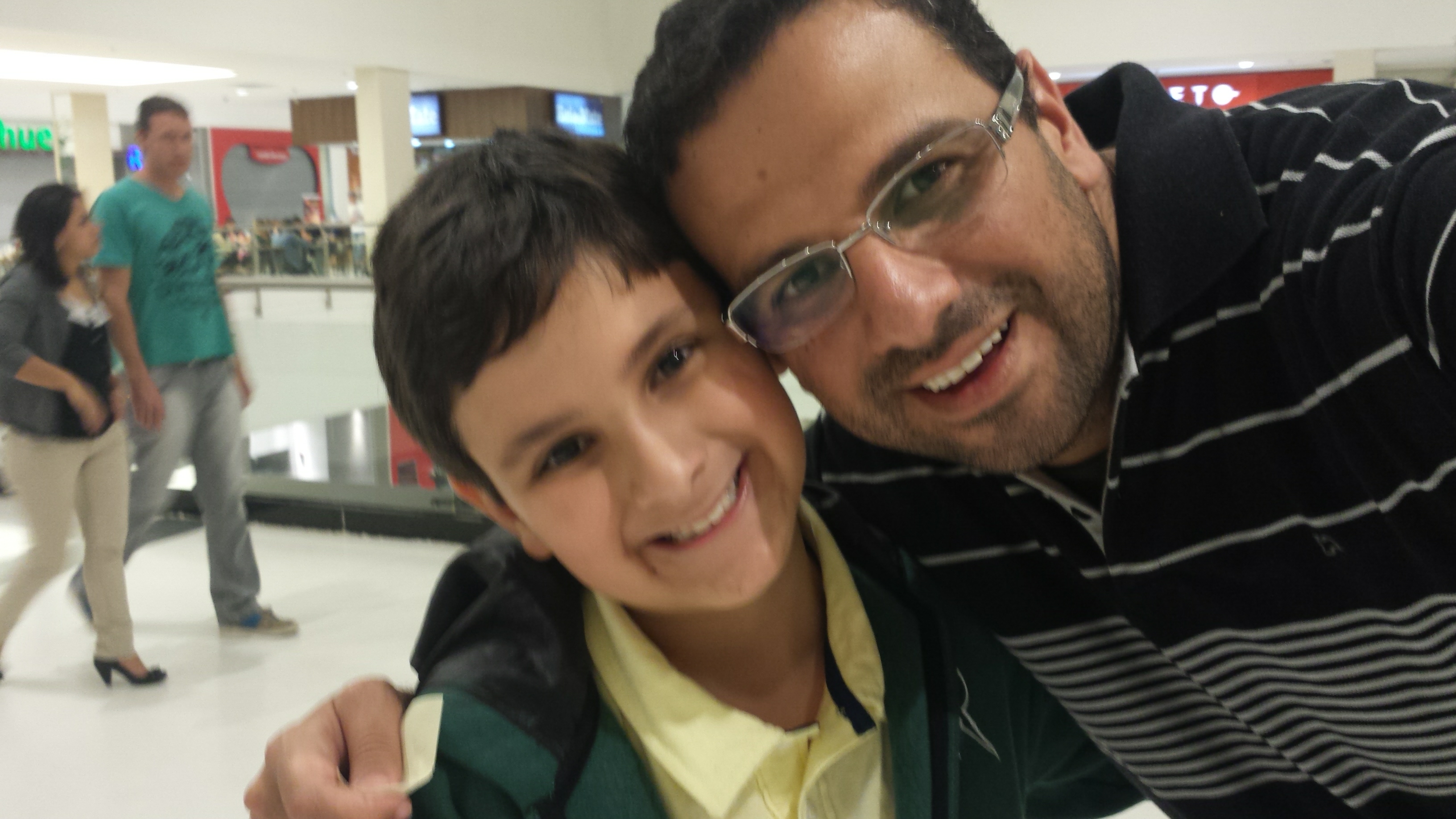 Dr. Ronaldo com seu filho Lucas