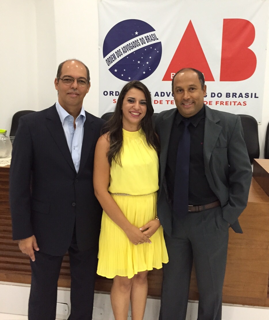 Equipe: Marcos Mendonça, Tatiane Santana & Elcio Morais.